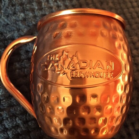 Nib Hammered Copper Moscow Mule Mugs Set Of 4 - Picture 2 of 7